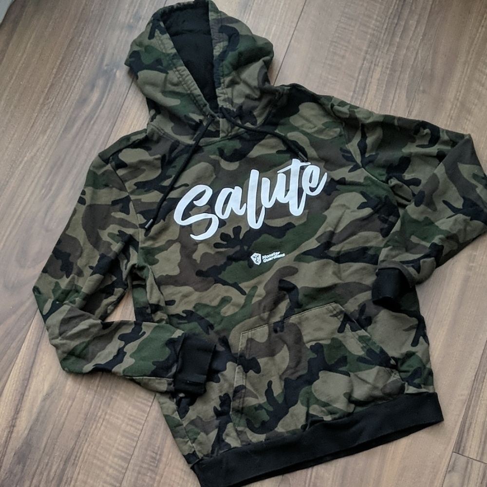 5/$45 Men's Camo Salute Hoodie